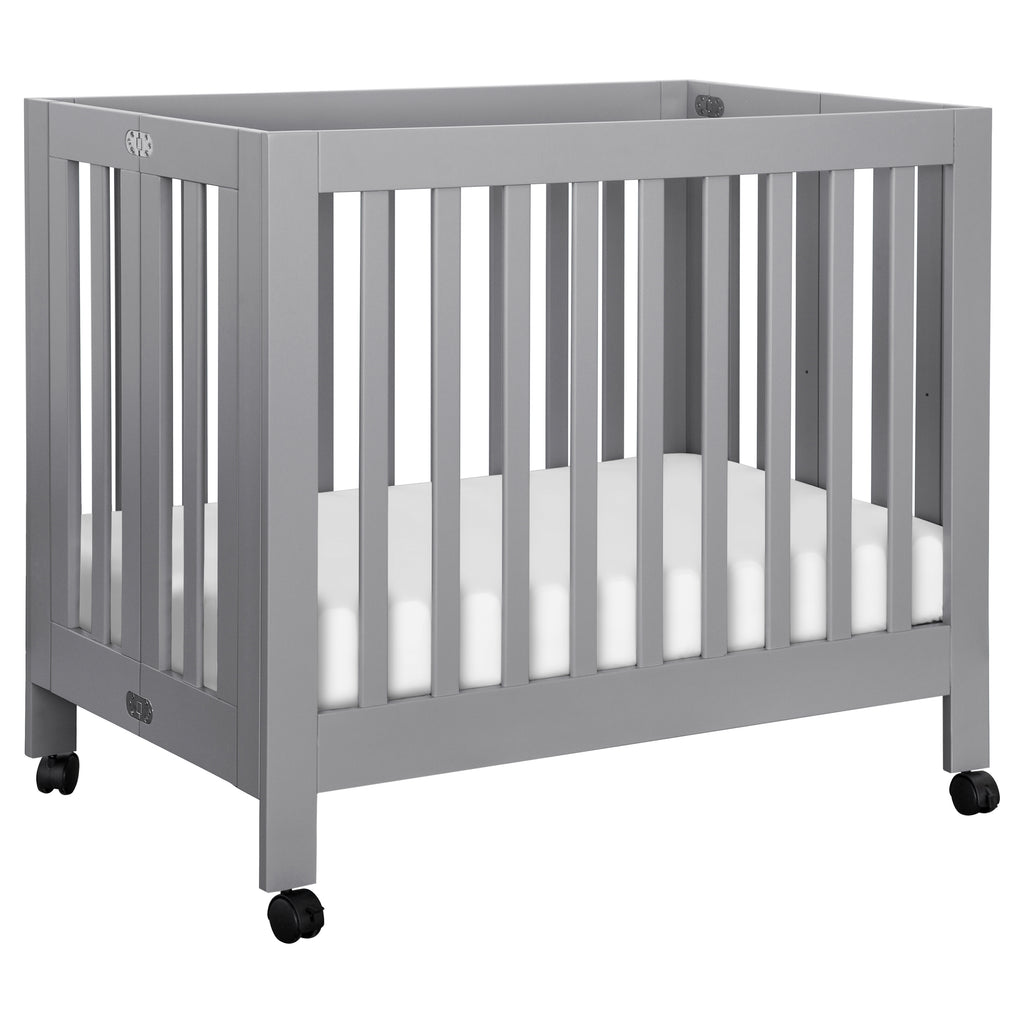 Origami Mini Crib in Grey