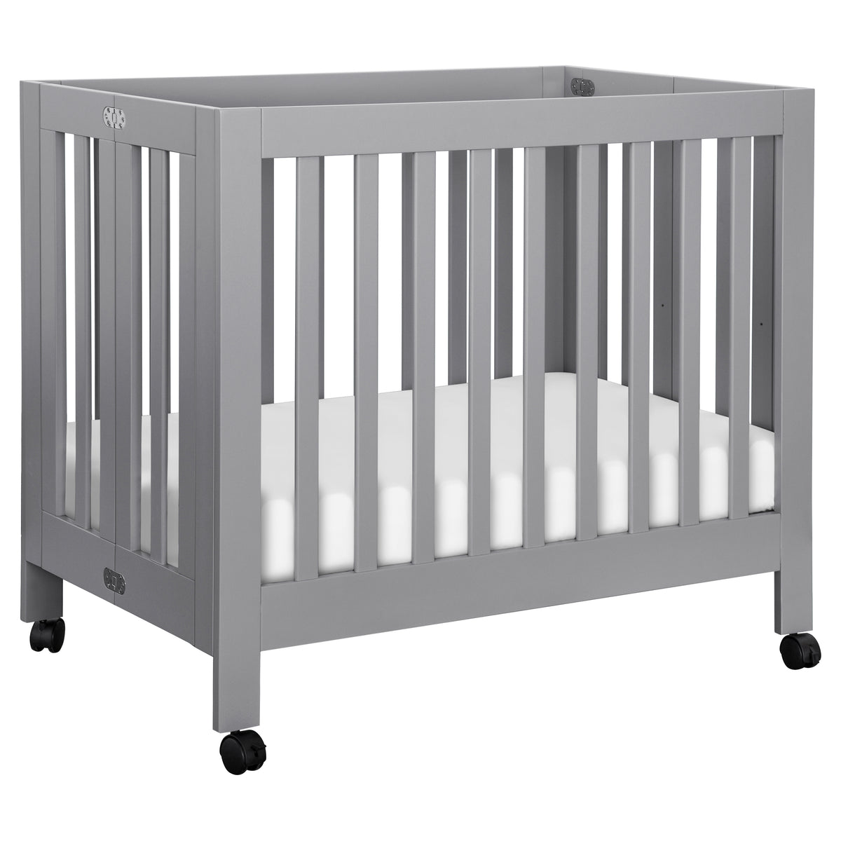 Origami Mini Crib in Grey