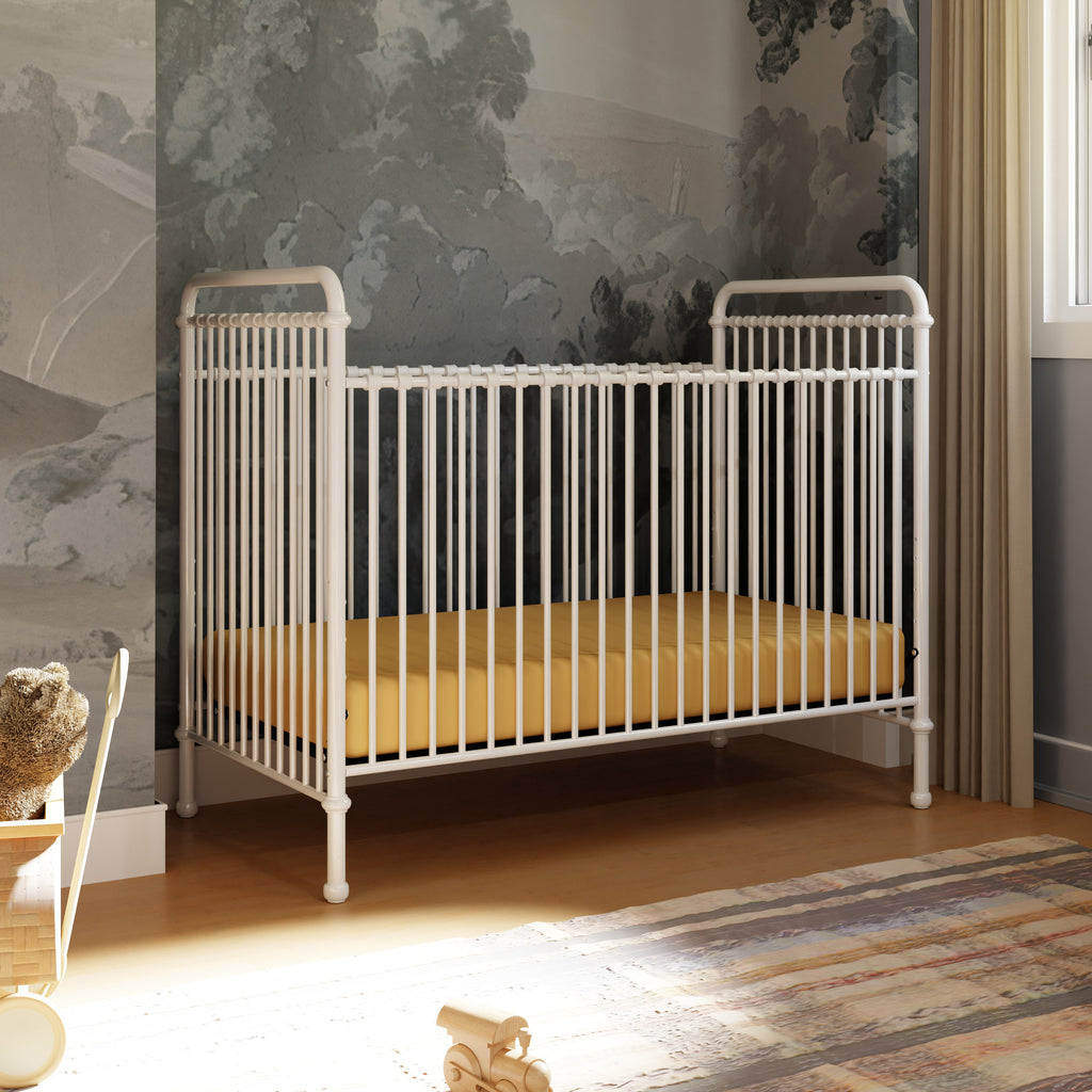 Abigail 3-in-1 Convertible Crib in Washed White