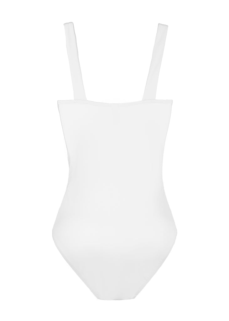 OTM Exclusive: The Flora One-Piece In White & Light Blue