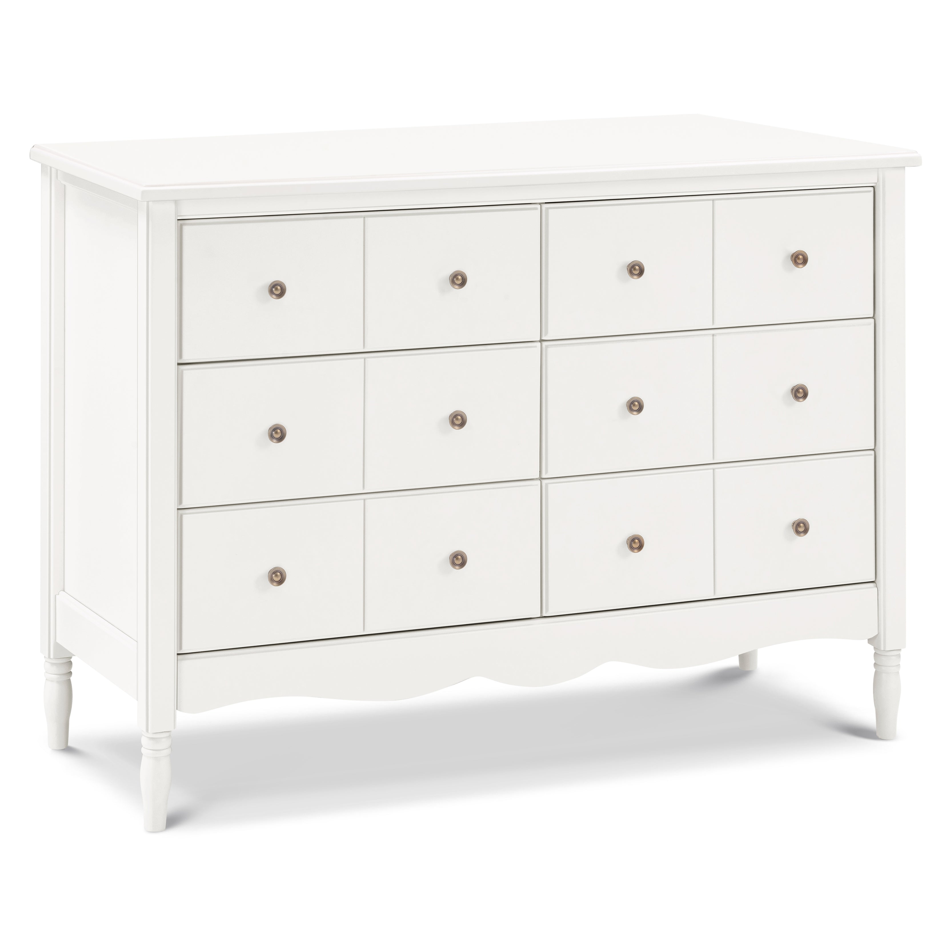 Liberty 6-Drawer Assembled Dresser in Warm White