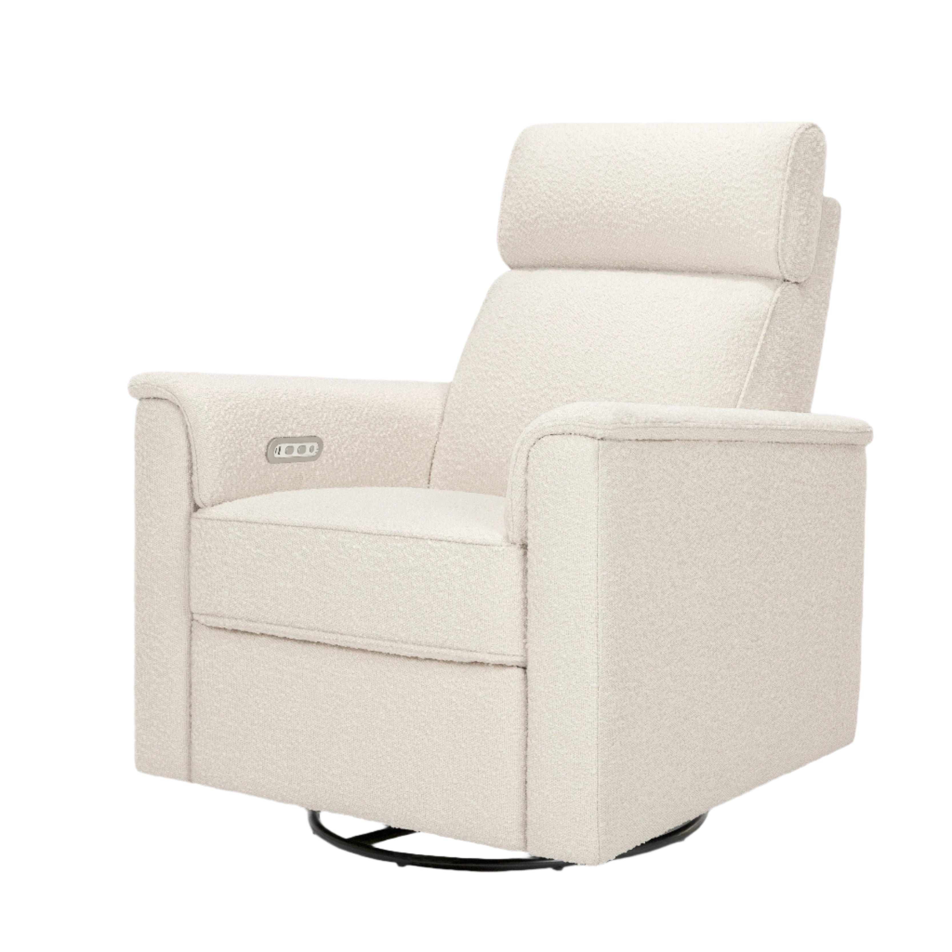 Willa Plus Power Glider Recliner w/ Power Headrest in Performance Ivory Boucle