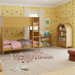 Bondi Assembled Bookcase in Honey