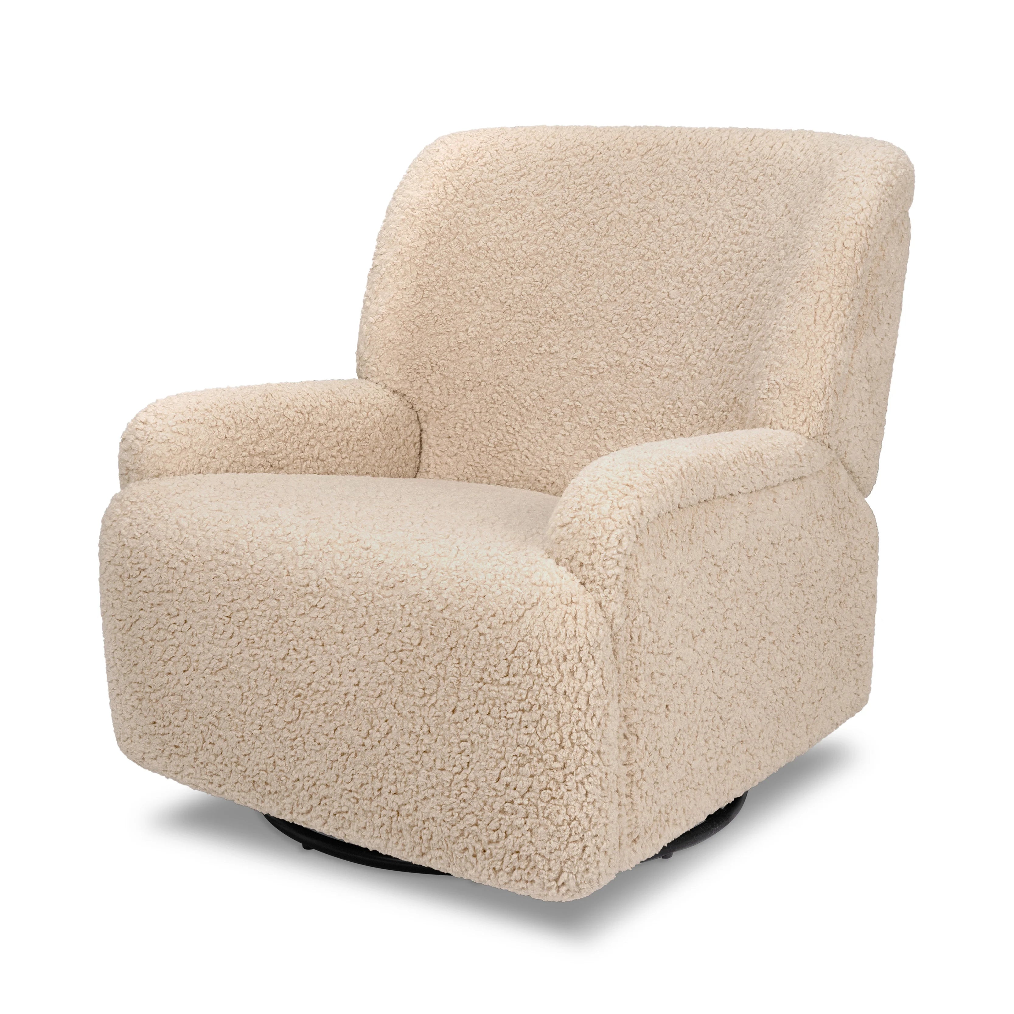 Winslow Extra Wide Recliner and Swivel Glider in Chai Shearling