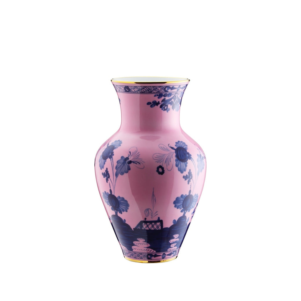 Oriente Italiano Large Ming Vase in Azalea