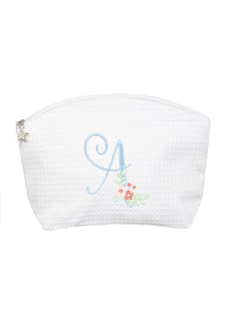 Cosmetic Waffle Weave Bag, Personalized