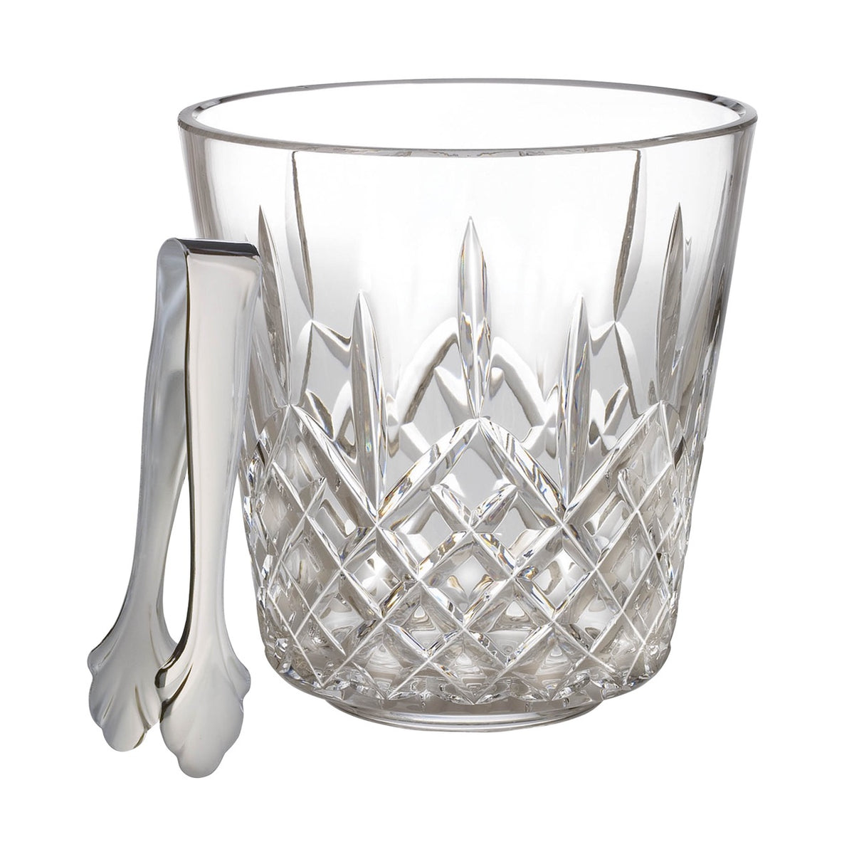 Lismore Ice Bucket 7.5", with Tongs
