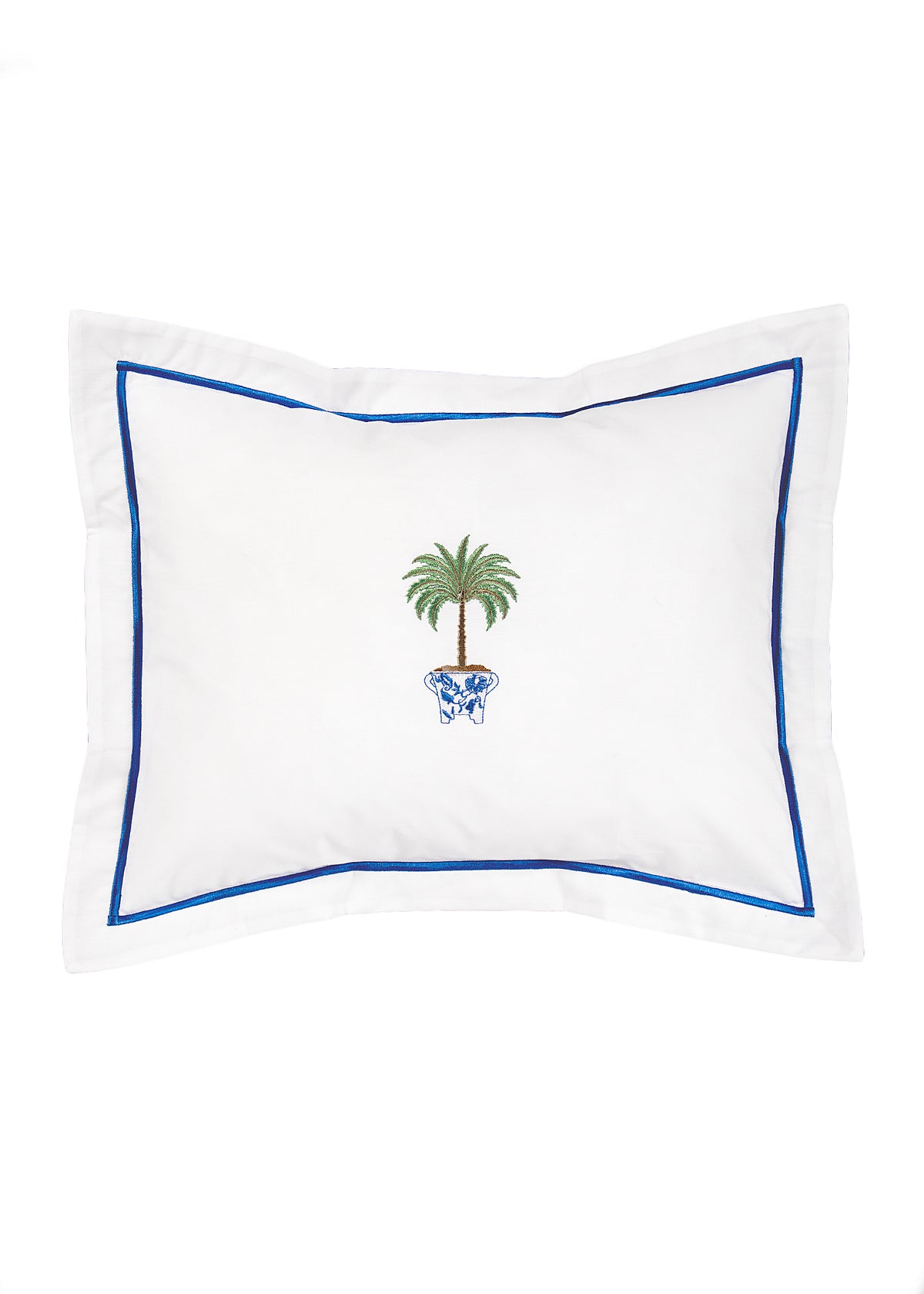 Cotton Percale Boudoir Pillow Cover