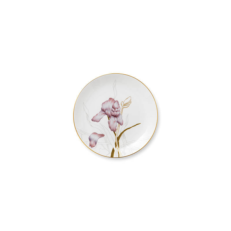 Flora Plate 8.5" Iris