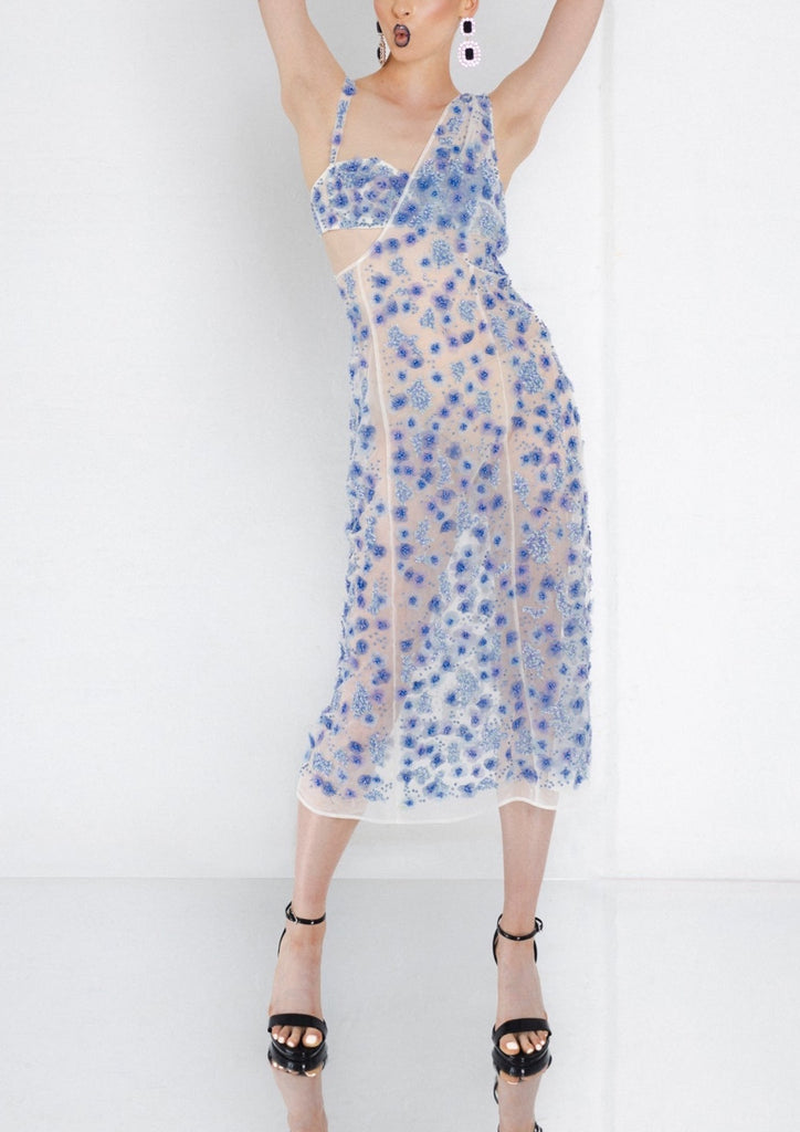 Asymmetrical Blooming Dress