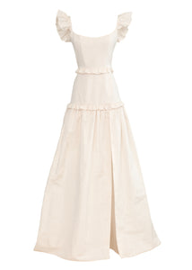 Arabella Ivory Moire Gown