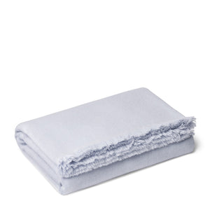 Noe Cashmere Throw in Artic Blue