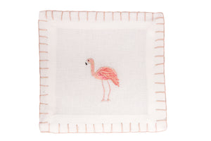 Flamingo Cocktail Napkin, Set of 4