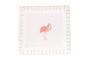 Flamingo Cocktail Napkin, Set of 4