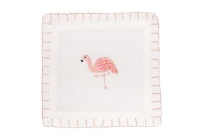 Flamingo Cocktail Napkin, Set of 4