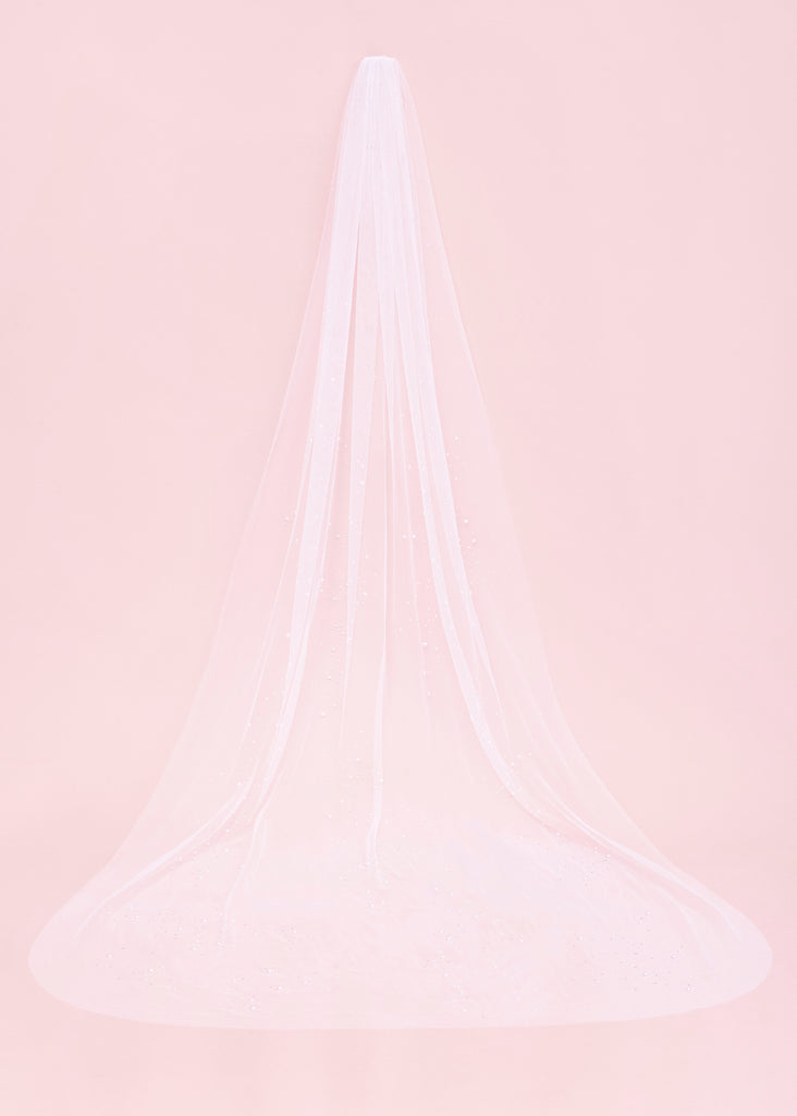 Kennedy Pearl Embellished Wedding Veil
