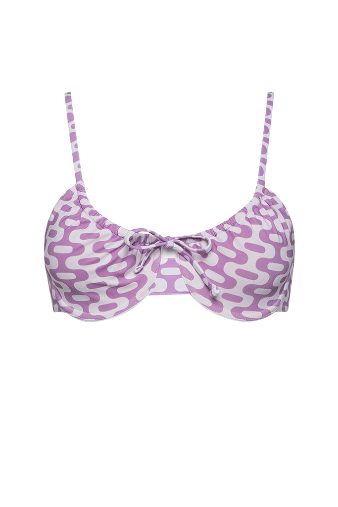 The Emily Top in Lilac Ogee