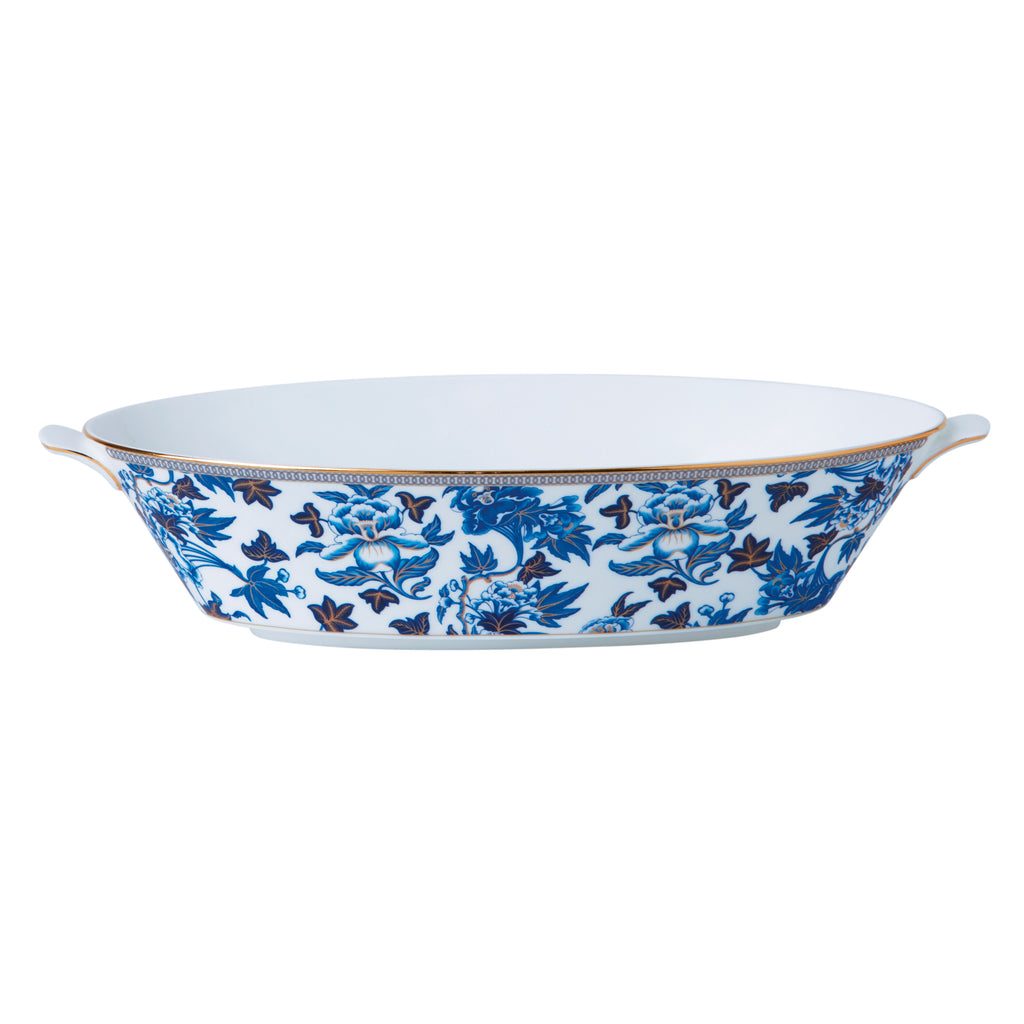 Hibiscus Oval Serving Bowl 1.3 Liter