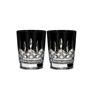 Lismore Black DOF 12 oz, Set of 2