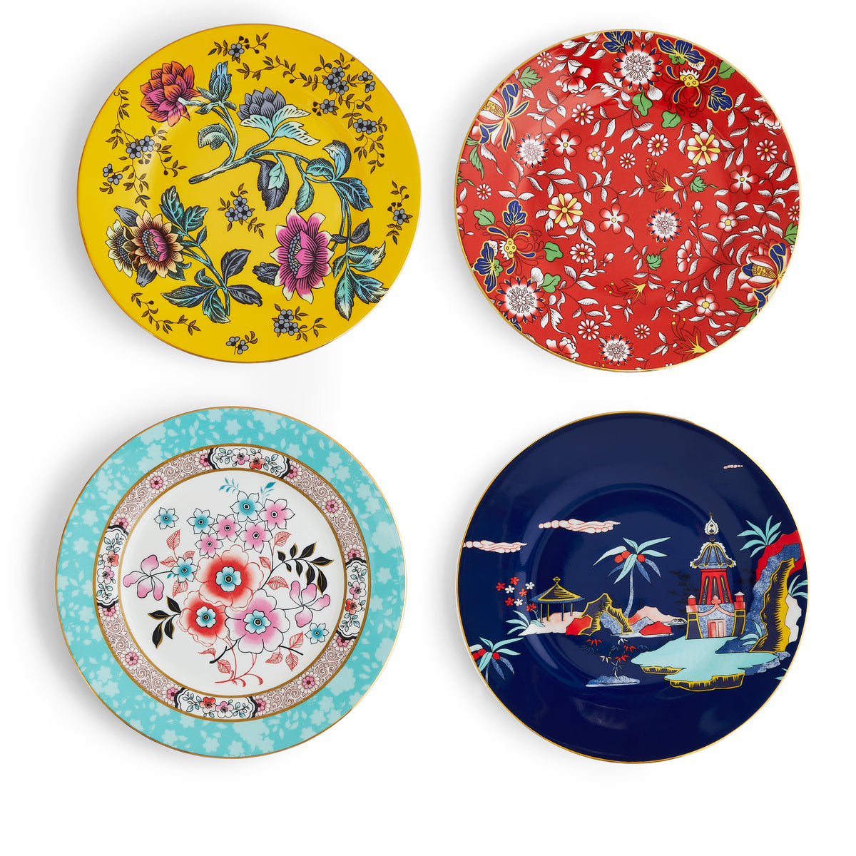 Wonderlust Plate 7.8", Set of 4