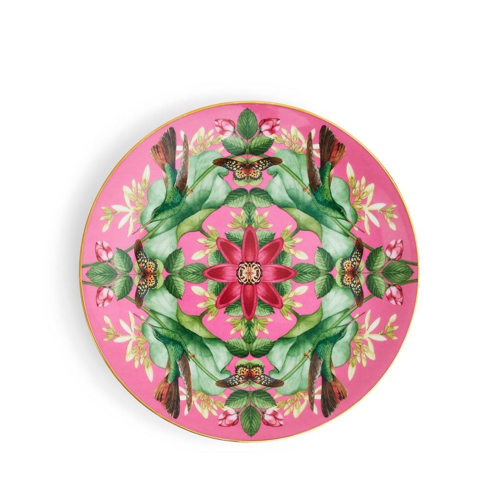 Wonderlust Pink Lotus Plate Coupe 7.8"