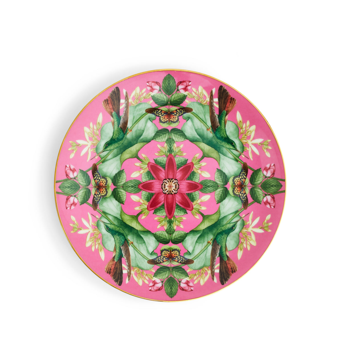 Wonderlust Pink Lotus Plate Coupe 7.8"