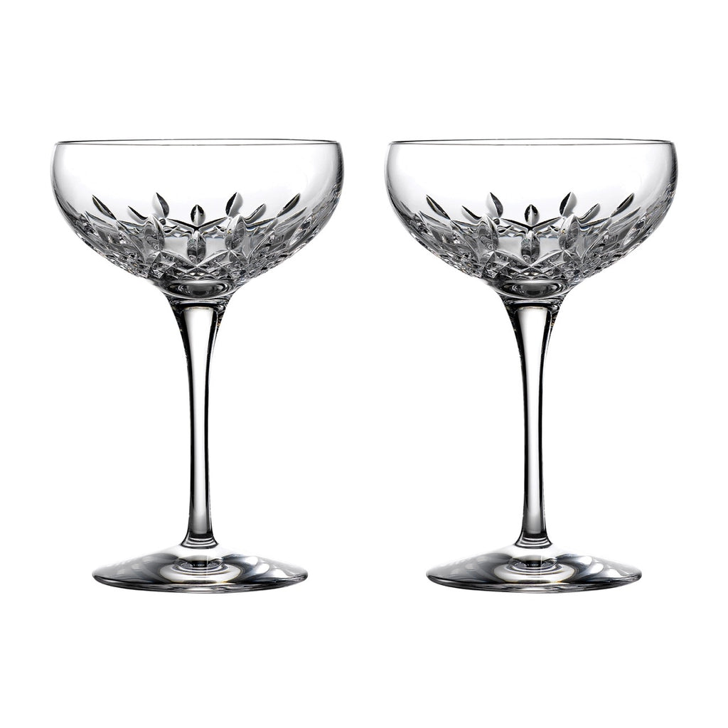 Lismore Essence Champagne Saucer 9.5 oz, Set of 2