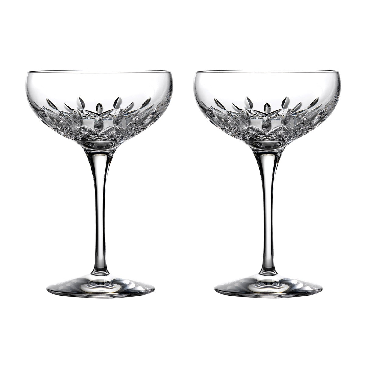 Lismore Essence Champagne Saucer 9.5 oz, Set of 2