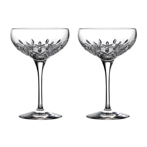 Lismore Essence Champagne Saucer 9.5 oz, Set of 2