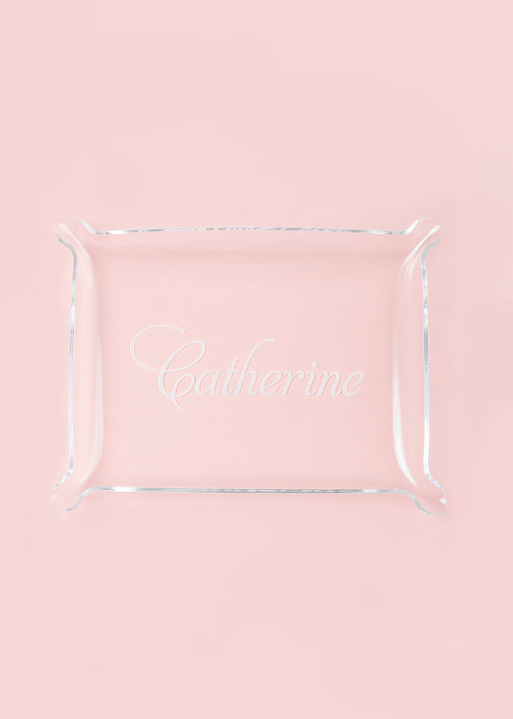 Plastic Acrylic Personalized Tray