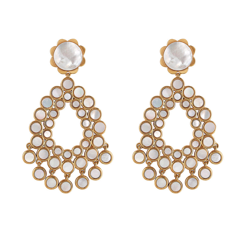 Flower Chandelier Earring