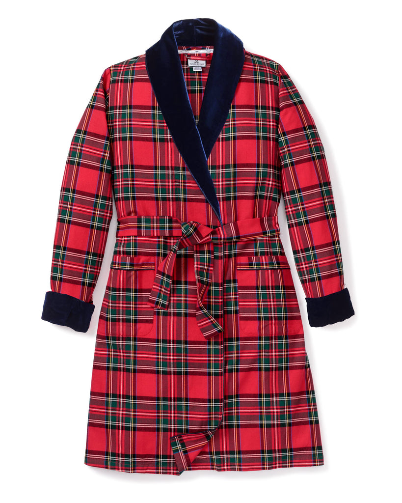 Men’s Imperial Tartan Velvet Robe