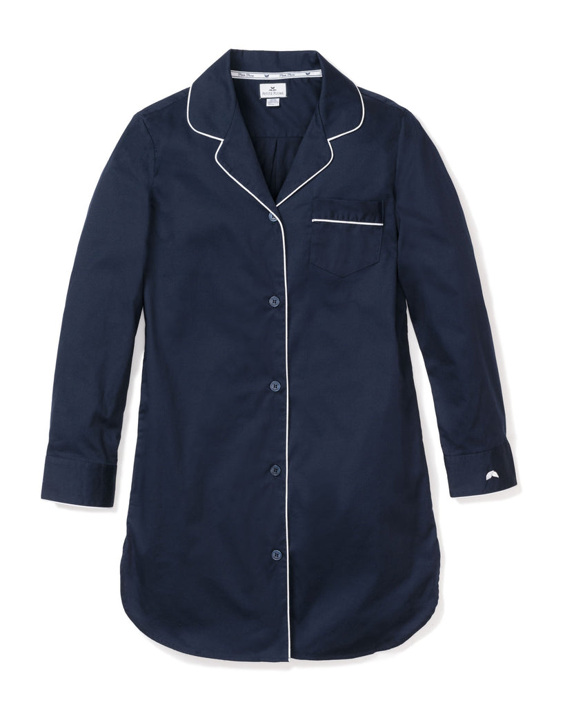 Women’s Nightshirt in Navy Twill