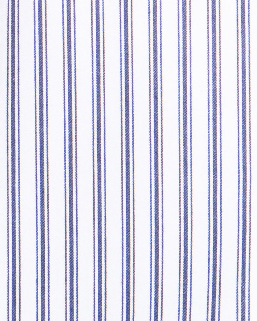Women’s Navy French Ticking Pajama Set