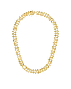 Roxanne Assoulin gold tone link necklace