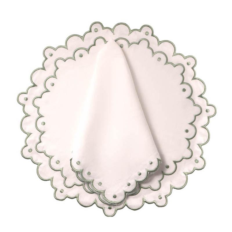 Made-to-Order Anna Linen Placemat and Napkin, Set of 12