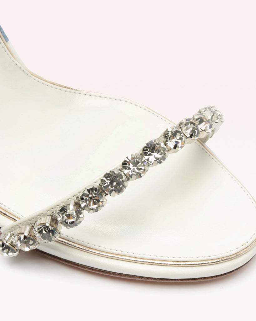 Alexa Bridal 90 in White & Crystal