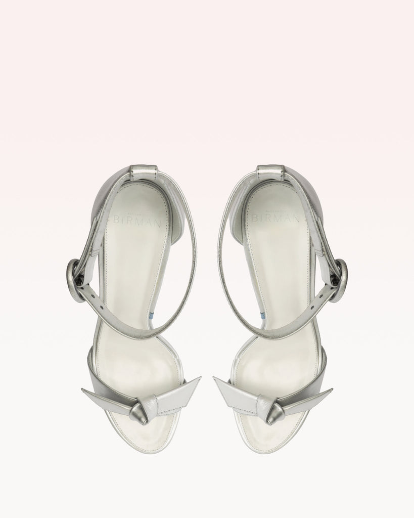 Clarita Bridal Platform 120 in Silver Pearl