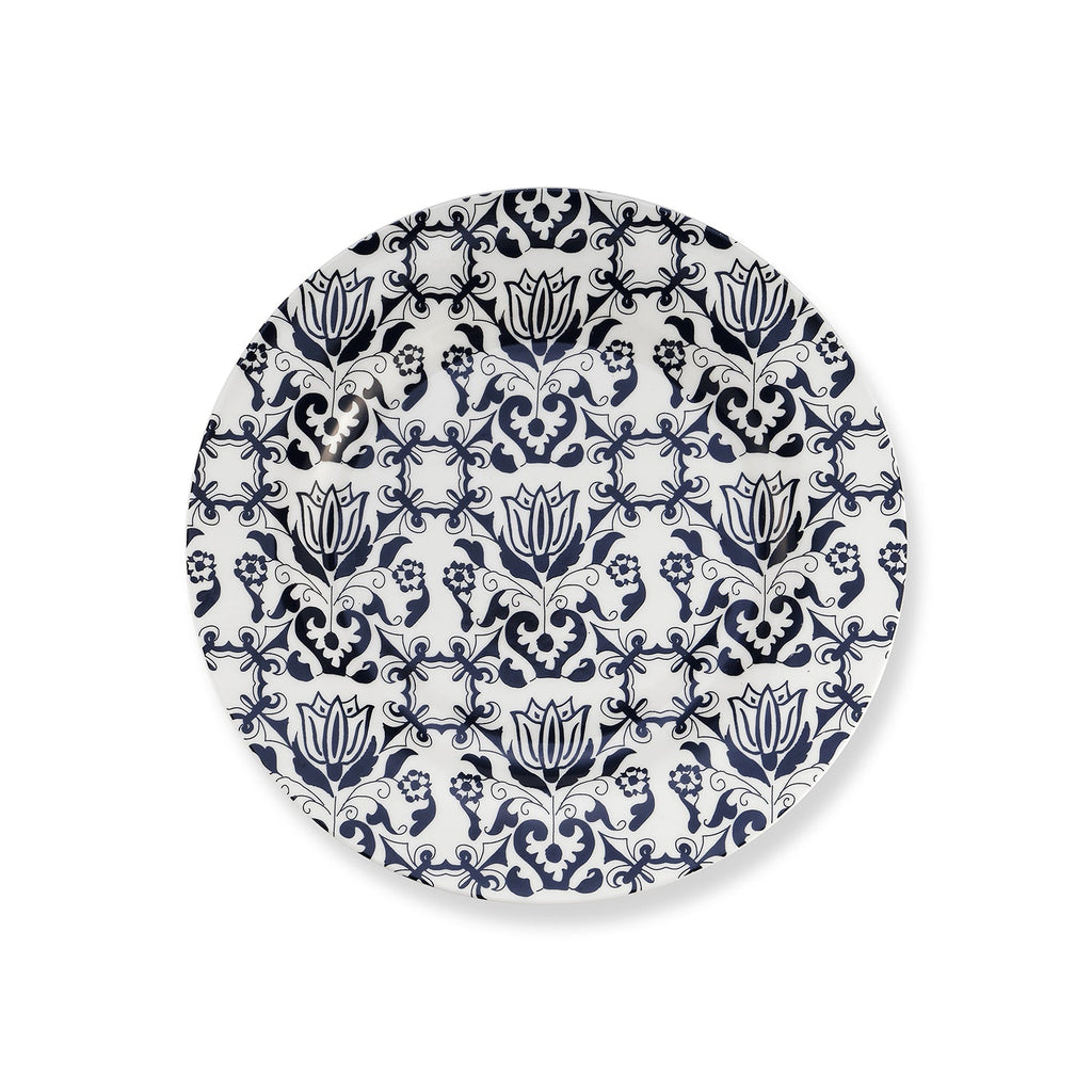 Signature Salad Plate Blue & White Chefanie