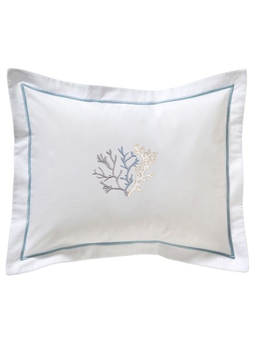 Cotton Percale Boudoir Pillow Cover