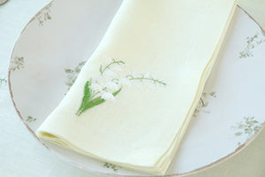 Lily of the Valley Collection Napkin, Set of 4