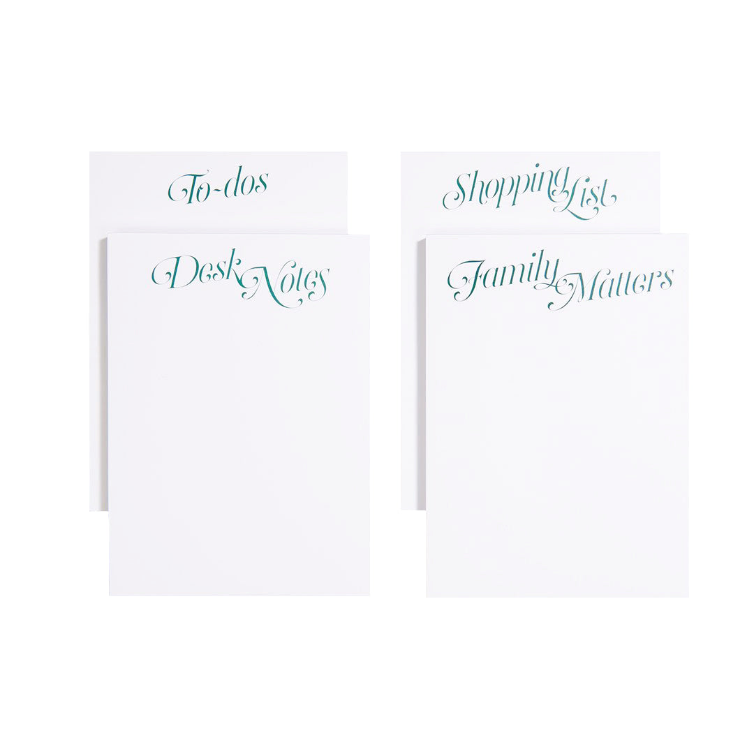 Maison Notepads, Set of 4