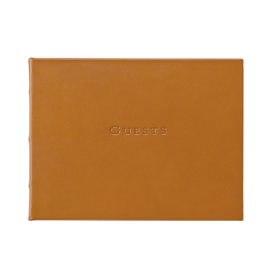 Traditional Leather Guest Book