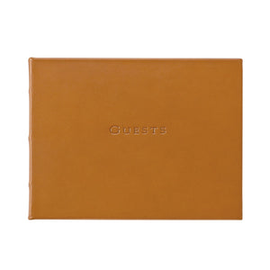 Traditional Leather Guest Book