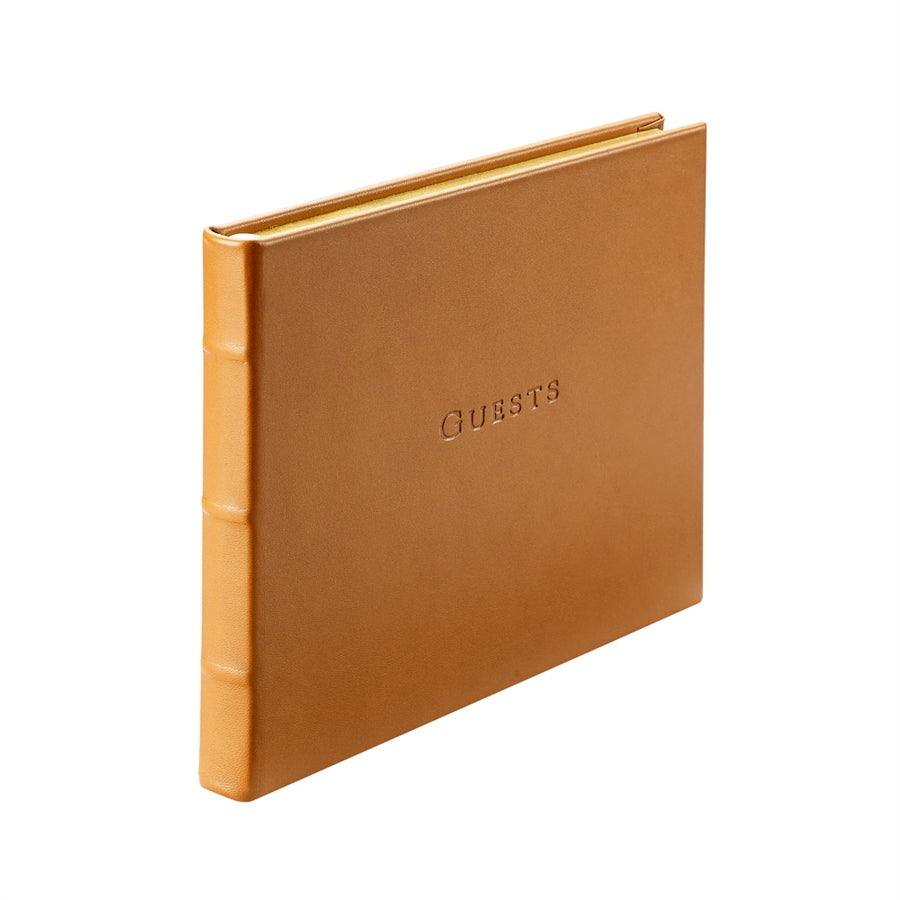 Traditional Leather Guest Book