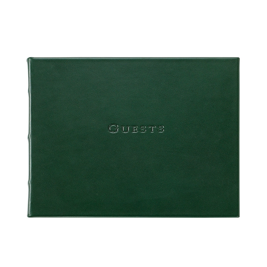 Traditional Leather Guest Book
