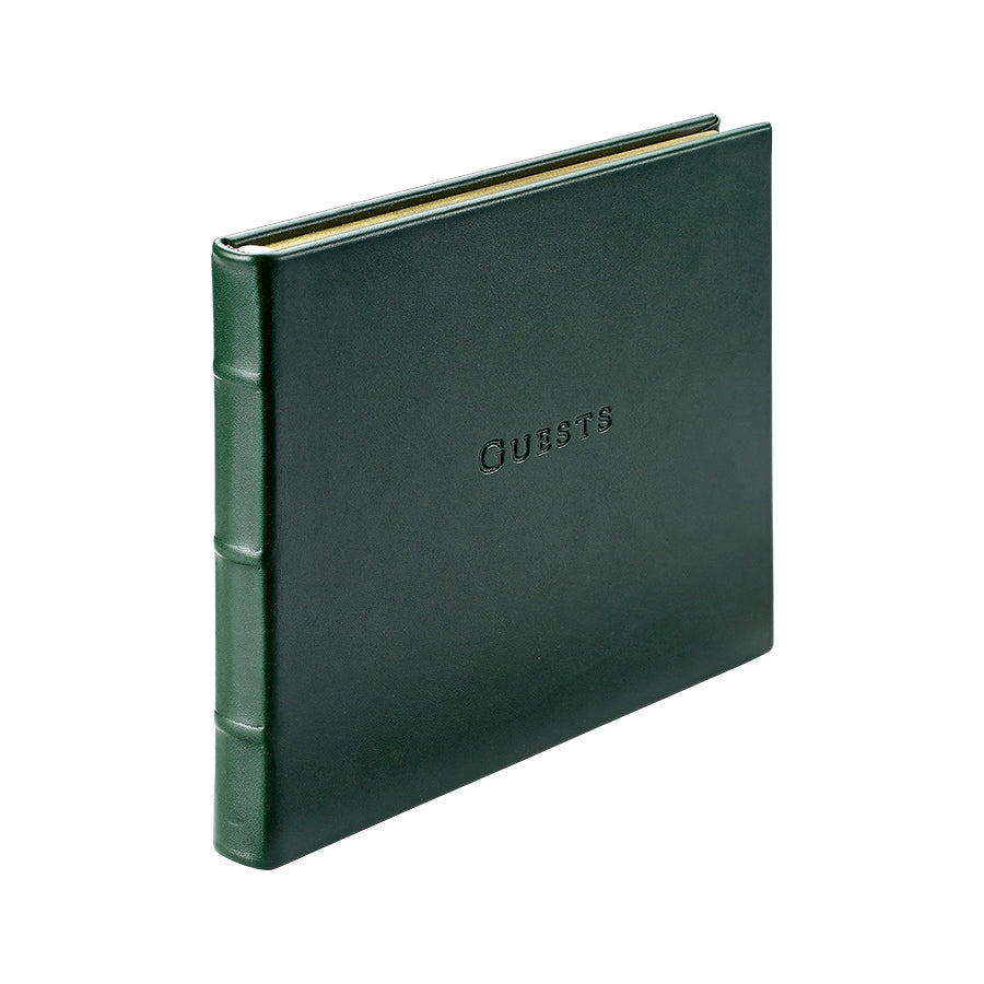 Traditional Leather Guest Book
