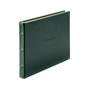 Traditional Leather Guest Book