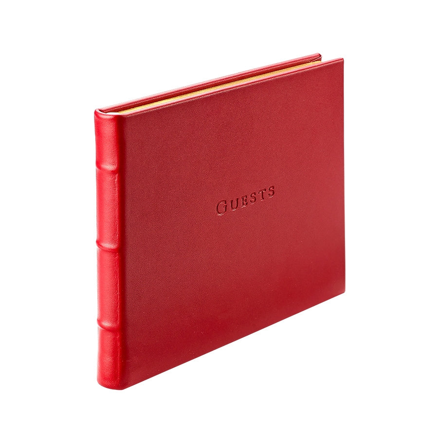 Traditional Leather Guest Book