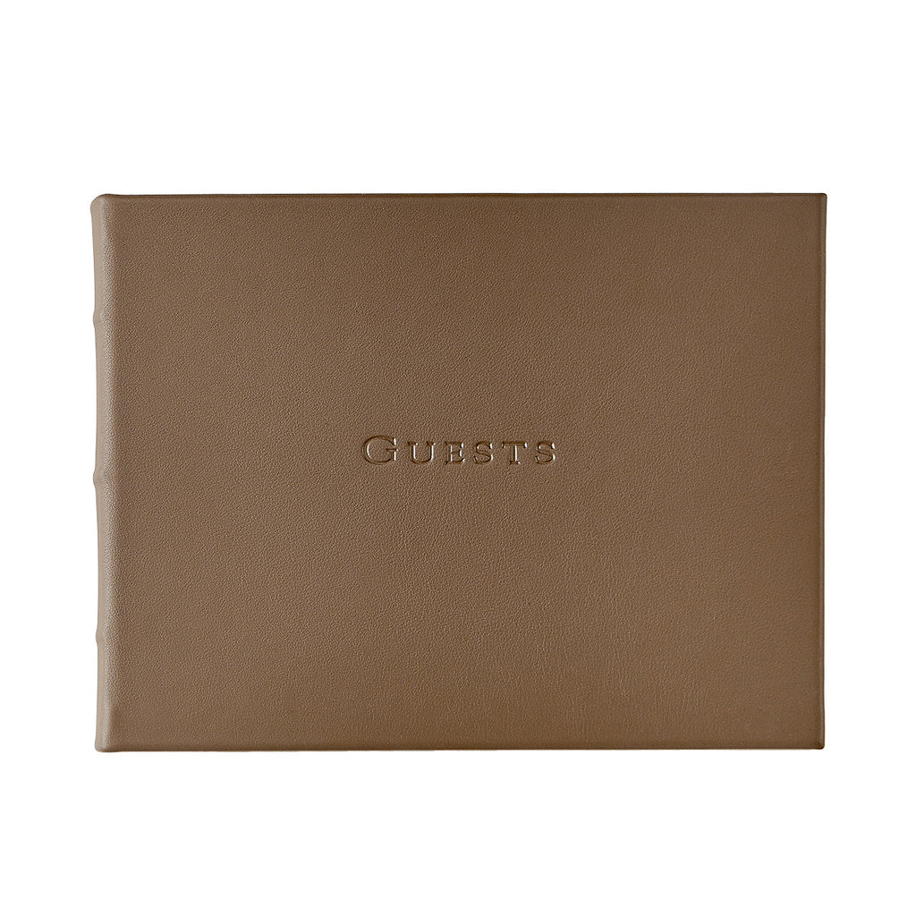 Traditional Leather Guest Book